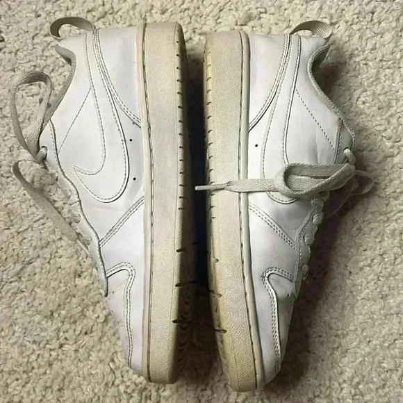 NIKE SIZE 6Y WHITE AIR FORCE 1 PREOWNED - Picture 9 of 16